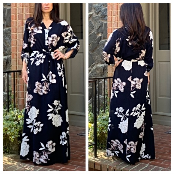 ✨PARIS✨LAST ONE✨Gorgeous Tie waist maxi dress - Picture 5 of 8